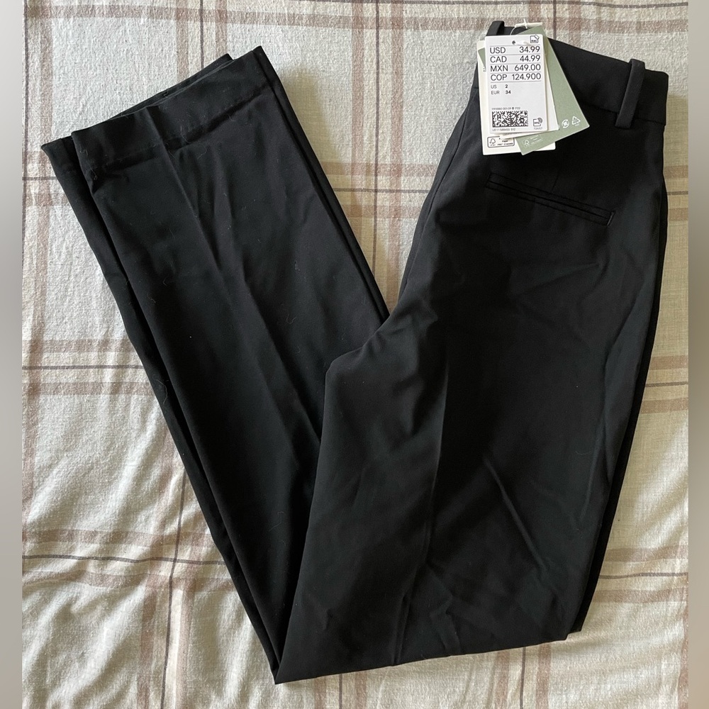 h&m black trousers